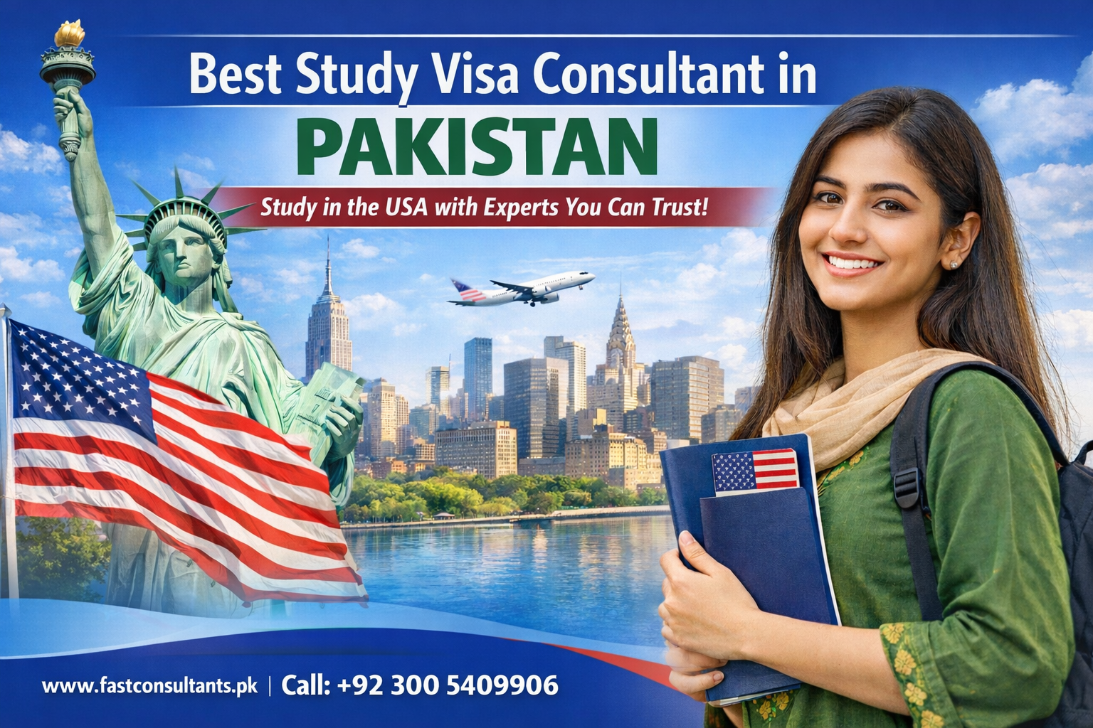 Fast Consultants – Trusted USA Study Visa Consultant in Lahore Pakistan