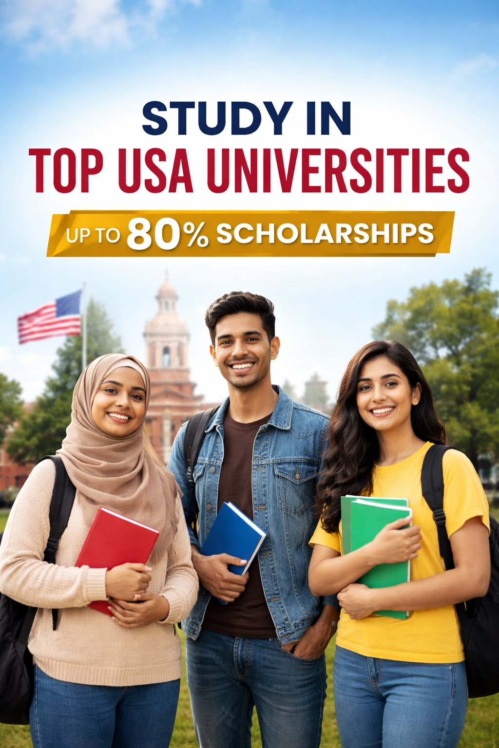 Apply now for top USA universities with scholarships. Get expert visa & admission support from Fast Consultants.