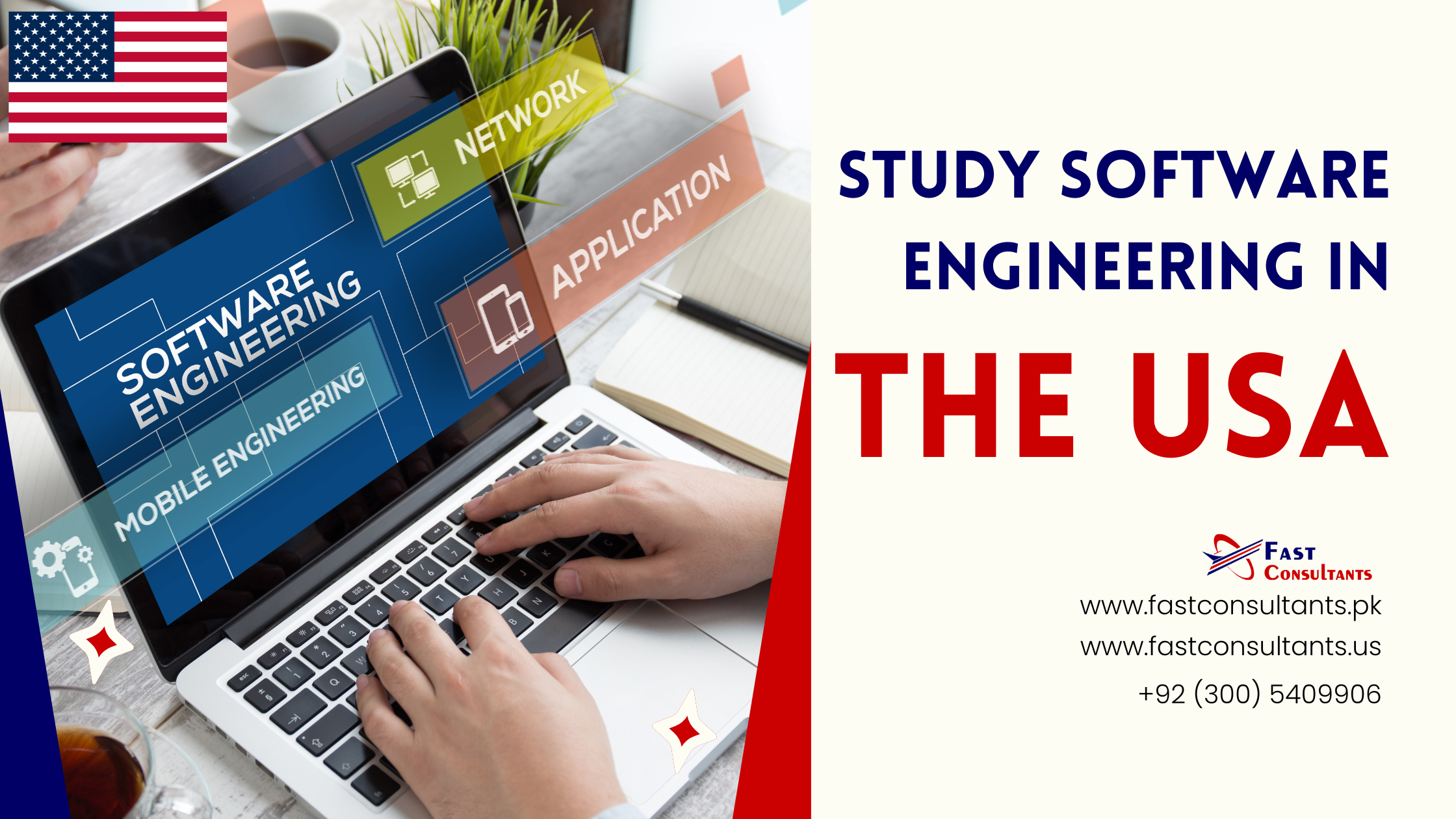 Study Software Engineering in the USA — Apply to Top-Ranked Universities with Up to 80% Scholarships