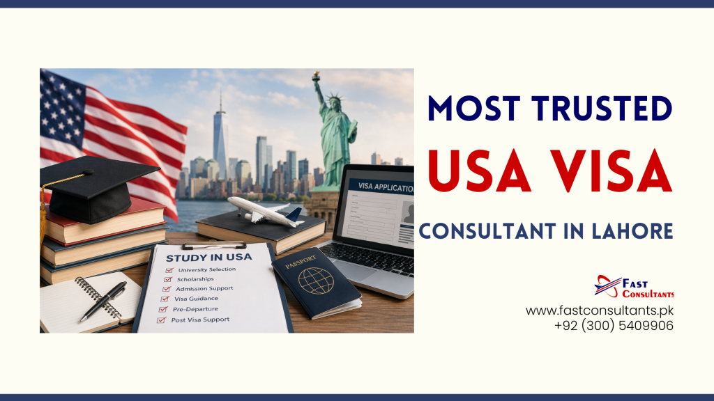 Most Reliable USA Visa Consultant in Lahore – Your Trusted Partner for F1 Study Visa Success