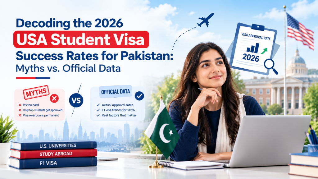 F1 visa success rates for Pakistani students