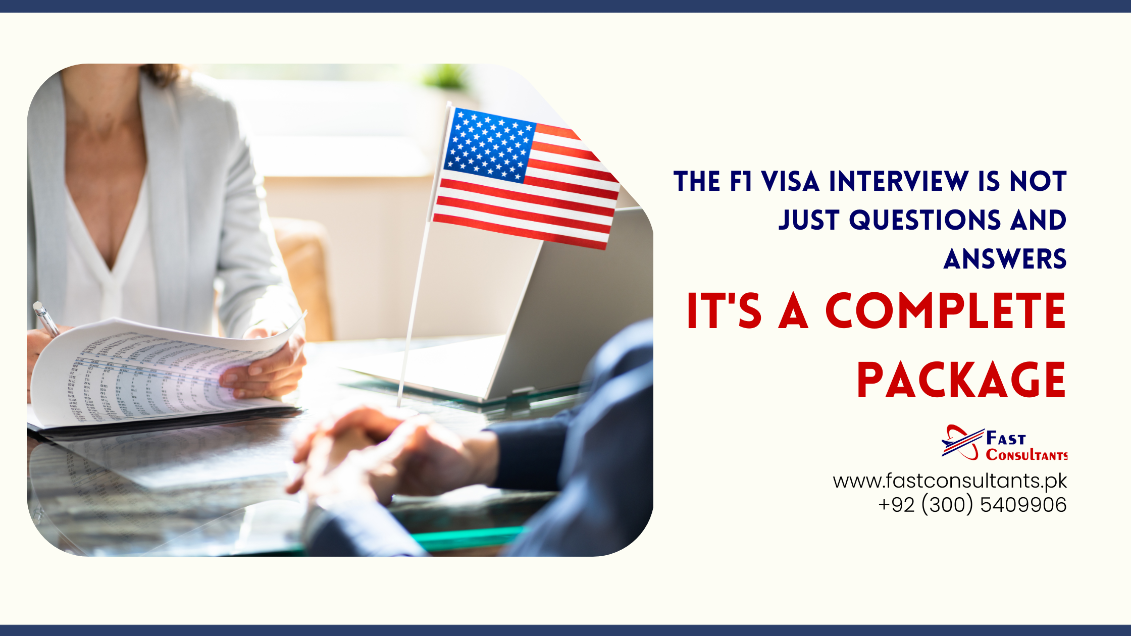 The F1 visa interview is more than Q&A. Learn how confidence, body language, attitude and answers work together, and how Fast Consultants prepares Pakistani students.